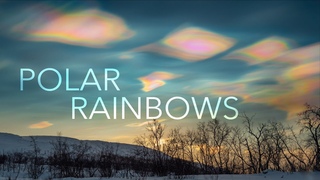 POLAR RAINBOWS - intimate nacreous clouds (polar stratospheric clouds) timelapse 4K