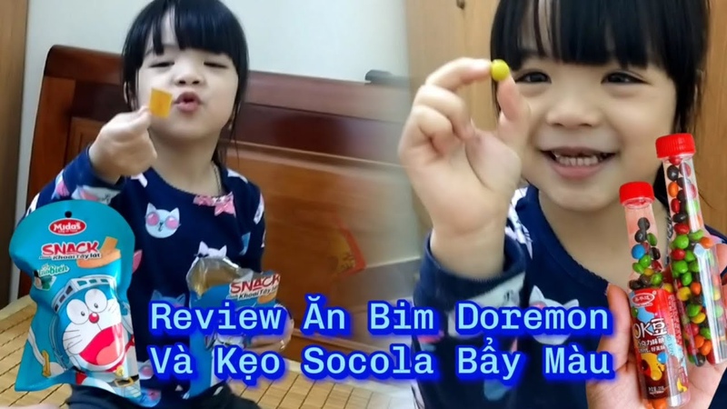 Ngoc Tv Review Ăn Bim Doremon Và Kẹo Socola Bẩy Màu, review, ankeo, thuthach,