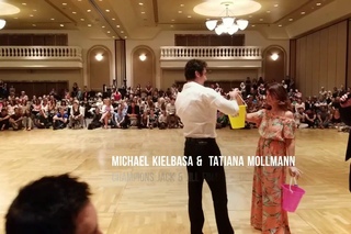 Michael Kielbasa &  Tatiana Mollmann Champions Jack & Jill Finals -  Desert City Swing 2017