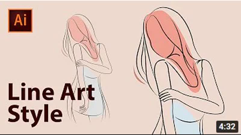 Line Art style illustration Adobe illustrator Vector Art Speed