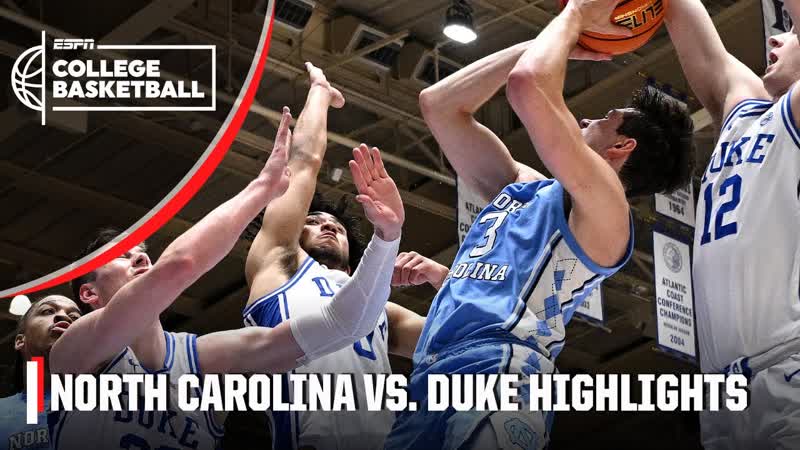 North Carolina Tar Heels vs. Duke Blue Devils, Full Game Highlights, ESPN College