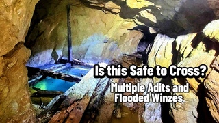 A Sketchy Collapsed Tunnel and Flooded Winzes - 125-year-old Abandoned Silver mine.