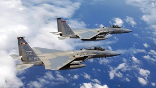 Ястребы в динамической кампании: пара F-15C в большой бойне. К.В.А.С. в DCS World.