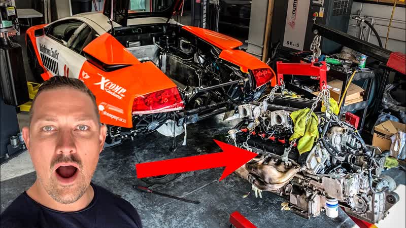 REBUILDING MY WRECKED LAMBORGHINI V12 MURCIELAGO Part 1 HIDDEN