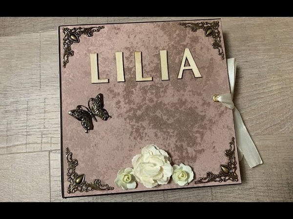 Vintage Scrapbook Mini Album, ,