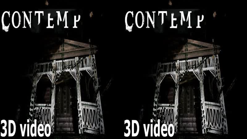 Contemp 3 D VR horror video 3 D SBS VR box google